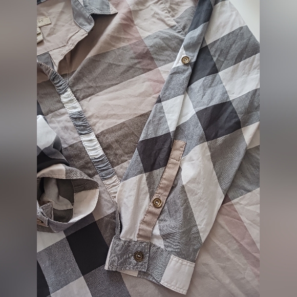 Burberry Brit Plaid Shirt, Blouse Size XS - Picture 8 of 9